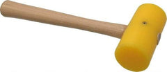 Garland - 7/8 Lb Head Plastic Mallet - 11-1/2" OAL, 12" Long Wood Handle - Apex Tool & Supply