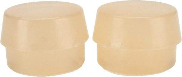Garland - 1-3/4" Face Diam, Grade Soft, Natural Soft Face Hammer Tip - Urethane - Apex Tool & Supply