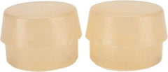 Garland - 1-3/4" Face Diam, Grade Soft, Natural Soft Face Hammer Tip - Urethane - Apex Tool & Supply