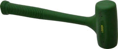Garland - 16 oz Head 1-1/2" Face Diam Polyurethane Dead Blow Hammer - 10" OAL, Polyurethane Handle - Apex Tool & Supply
