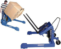 Vestil - 4,000 Lb Load Limit, Straddle Portable Tilting Table - 90° Tilting Angle, 2-5/8' Low Height - Apex Tool & Supply