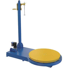 Vestil - 54 Inch Diameter, 8 to 12 Pallets per Hour, Semi Automatic, Medium Duty Stretch and Pallet Wrap Machine - 5,000 Lbs. Capacity, 3 to 12 RPM, 11 Inch High, 10 and 20 Inch Film Height - Apex Tool & Supply