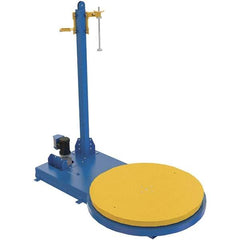 Vestil - 60 Inch Diameter, 8 to 12 Pallets per Hour, Semi Automatic, Medium Duty Stretch and Pallet Wrap Machine - 5,000 Lbs. Capacity, 3 to 12 RPM, 11 Inch High, 10 and 20 Inch Film Height - Apex Tool & Supply