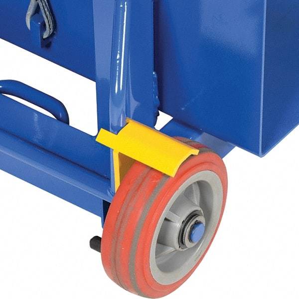Vestil - Floor Lock for 2" Diam Caster Wheels - 1" Retracted Clearance - Apex Tool & Supply