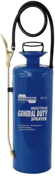 Chapin - 3.5 Gal Garden Hand Sprayer - Reinforced Hose, Polyethylene Tank, For Industrial Applications - Apex Tool & Supply
