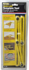 General - 1 mm Graduation, Glass filled Nylon Angle Template Tool - 6-3/4 Inch Base Length - Apex Tool & Supply