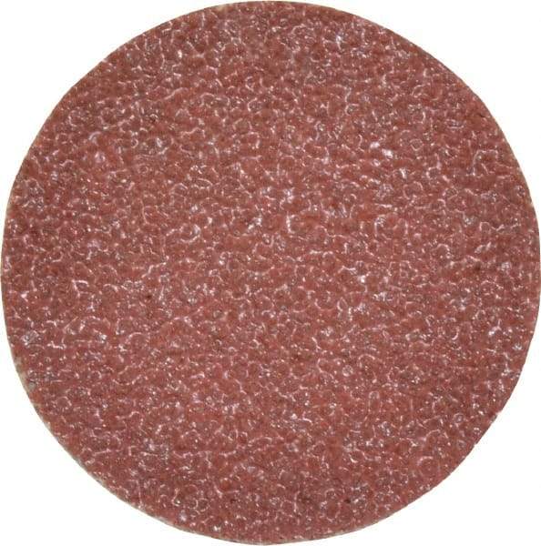 Tru-Maxx - 1" Disc Diam, 60 Grit, Aluminum Oxide Quick Change Disc - Type R Attaching System, Coated, Brown, Medium Grade, 30,000 RPM - Apex Tool & Supply