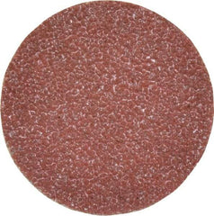 Tru-Maxx - 1" Disc Diam, 60 Grit, Aluminum Oxide Quick Change Disc - Type R Attaching System, Coated, Brown, Medium Grade, 30,000 RPM - Apex Tool & Supply