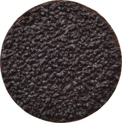 Tru-Maxx - 1-1/2" Disc Diam, 24 Grit, Aluminum Oxide Quick Change Disc - Type R Attaching System, Coated, Brown, Very Coarse Grade, 30,000 RPM - Apex Tool & Supply