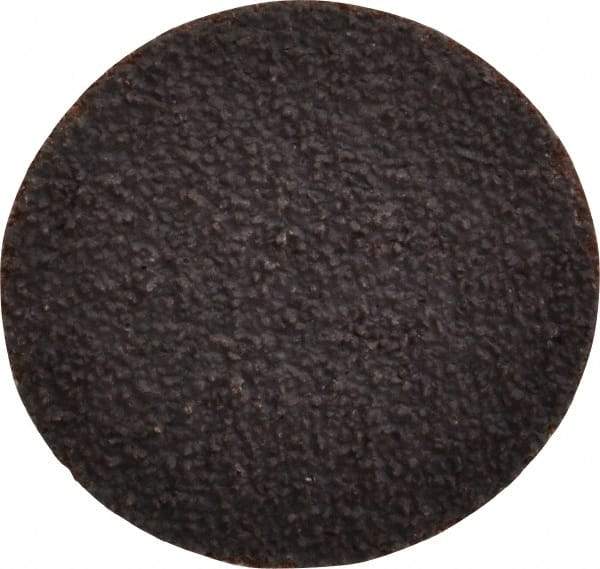 Tru-Maxx - 1-1/2" Disc Diam, 40 Grit, Aluminum Oxide Quick Change Disc - Type R Attaching System, Coated, Brown, Coarse Grade, 30,000 RPM - Apex Tool & Supply