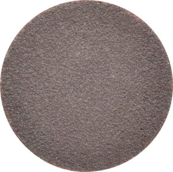 Tru-Maxx - 1-1/2" Disc Diam, 80 Grit, Aluminum Oxide Quick Change Disc - Type R Attaching System, Coated, Brown, Medium Grade, 30,000 RPM - Apex Tool & Supply