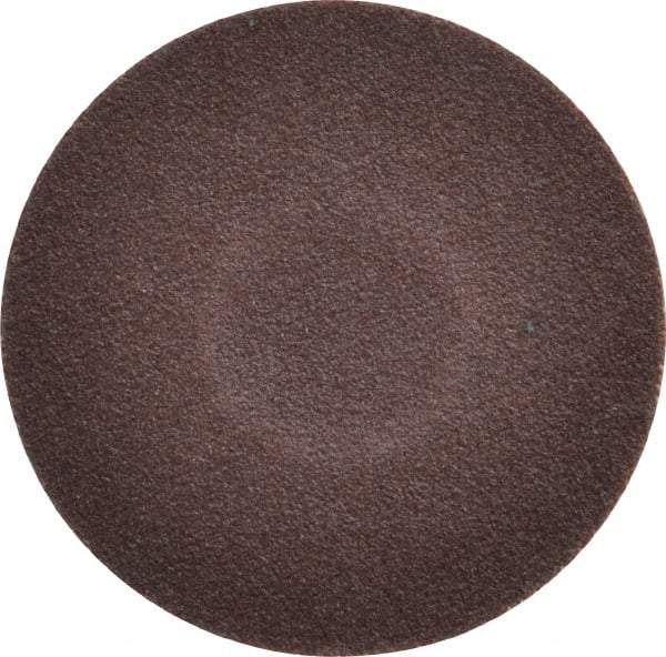 Tru-Maxx - 1-1/2" Disc Diam, 180 Grit, Aluminum Oxide Quick Change Disc - Type R Attaching System, Coated, Brown, Very Fine Grade, 30,000 RPM - Apex Tool & Supply