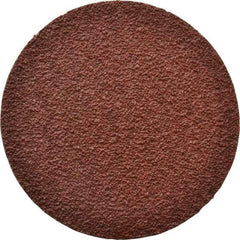 Tru-Maxx - 3" Disc Diam, 40 Grit, Aluminum Oxide Quick Change Disc - Type R Attaching System, Coated, Brown, Coarse Grade, 20,000 RPM - Apex Tool & Supply