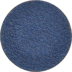Tru-Maxx - 1" Disc Diam, 80 Grit, Zirconia Alumina Quick Change Disc - Type R Attaching System, Coated, Blue, Medium Grade, 20,000 RPM - Apex Tool & Supply