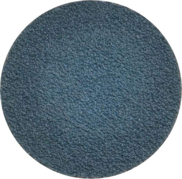 Tru-Maxx - 1" Disc Diam, 120 Grit, Zirconia Alumina Quick Change Disc - Type R Attaching System, Coated, Blue, Fine Grade, 20,000 RPM - Apex Tool & Supply