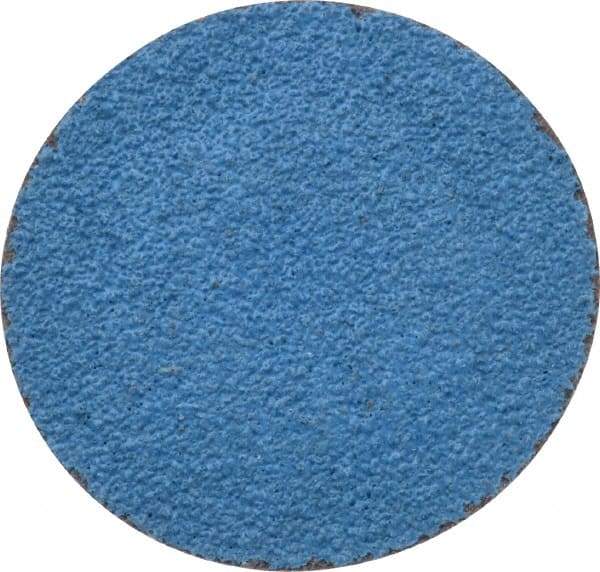 Tru-Maxx - 2" Disc Diam, 50 Grit, Zirconia Alumina Quick Change Disc - Type R Attaching System, Coated, Blue, Coarse Grade, 20,000 RPM - Apex Tool & Supply