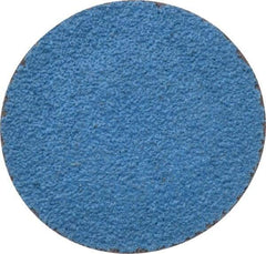 Tru-Maxx - 2" Disc Diam, 50 Grit, Zirconia Alumina Quick Change Disc - Type R Attaching System, Coated, Blue, Coarse Grade, 20,000 RPM - Apex Tool & Supply