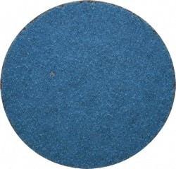 Tru-Maxx - 2" Disc Diam, 60 Grit, Zirconia Alumina Quick Change Disc - Type R Attaching System, Coated, Blue, Medium Grade, 20,000 RPM - Apex Tool & Supply