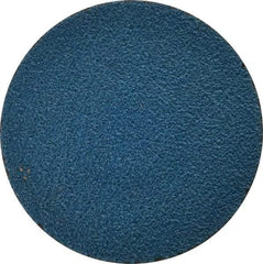 Tru-Maxx - 3" Disc Diam, 60 Grit, Zirconia Alumina Quick Change Disc - Type R Attaching System, Coated, Blue, Medium Grade, 20,000 RPM - Apex Tool & Supply
