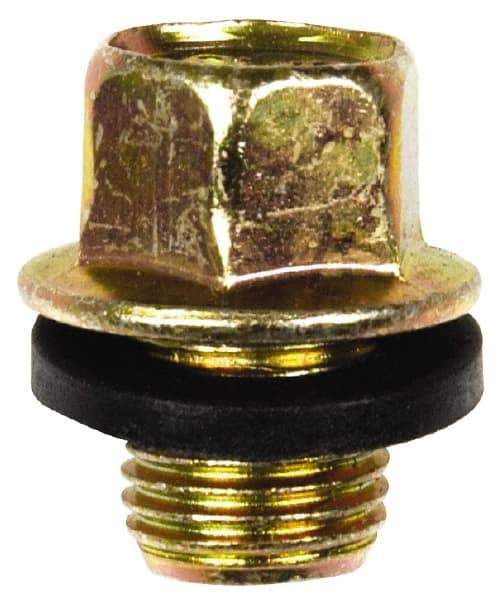 Dorman - Standard Oil Drain Plug with Gasket - M12x1.25 Thread - Apex Tool & Supply