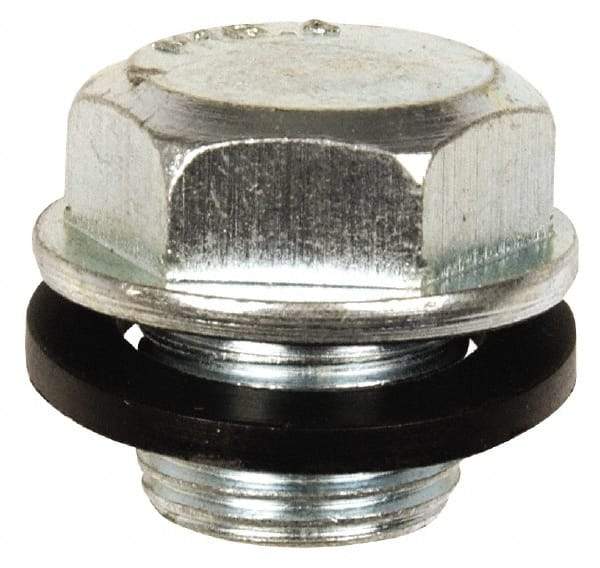 Dorman - Standard Oil Drain Plug with Gasket - M16.4x1.33 Thread, O-Ring Gasket - Apex Tool & Supply