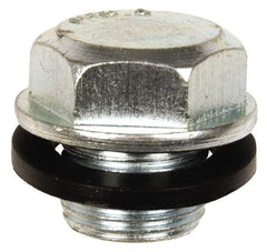 Dorman - Standard Oil Drain Plug with Gasket - M16.4x1.33 Thread, O-Ring Gasket - Apex Tool & Supply