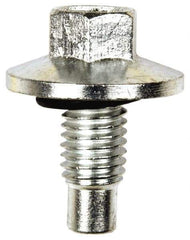 Dorman - Pilot Point Oil Drain Plug with Gasket - M12x1.75 Thread, Inset Gasket - Apex Tool & Supply