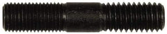 Dorman - 7/16-20 Long Thread, 7/16-14 Short Thread, 2-1/4" OAL Unequal Double Threaded Stud - Steel, Black Oxide Finish, 3/4" Long Thread Length, 3/4" Short Thread Length - Apex Tool & Supply