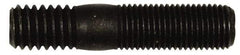 Dorman - 3/8-24 Long Thread, 3/8-16 Short Thread, 1-3/4" OAL Unequal Double Threaded Stud - Steel, Black Oxide Finish, 3/4" Long Thread Length, 1/2" Short Thread Length - Apex Tool & Supply