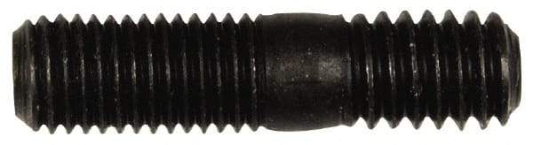 Dorman - 5/16-24 Long Thread, 5/16-18 Short Thread, 1-1/4" OAL Unequal Double Threaded Stud - Steel, Black Oxide Finish, 5/8" Long Thread Length, 7/16" Short Thread Length - Apex Tool & Supply