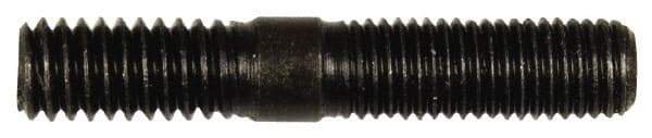 Dorman - 5/16-24 Long Thread, 5/16-18 Short Thread, 1-3/4" OAL Unequal Double Threaded Stud - Steel, Black Oxide Finish, 7/8" Long Thread Length, 9/16" Short Thread Length - Apex Tool & Supply