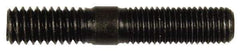 Dorman - 5/16-24 Long Thread, 5/16-18 Short Thread, 1-3/4" OAL Unequal Double Threaded Stud - Steel, Black Oxide Finish, 7/8" Long Thread Length, 9/16" Short Thread Length - Apex Tool & Supply
