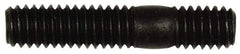 Dorman - 5/16-18 1-1/2" OAL Unequal Double Threaded Stud - Steel, Black Oxide Finish, 7/8" Long Thread Length, 7/16" Short Thread Length - Apex Tool & Supply