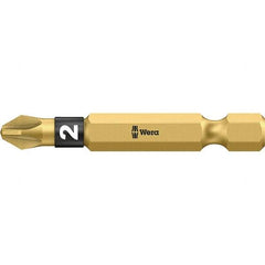 Wera - #3 Pozidriv Screwdriver Bit - 2" OAL - Apex Tool & Supply