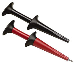 Fluke - Black/Red Electrical Test Equipment Clip - Use with TL222, TL224 Test Lead - Apex Tool & Supply