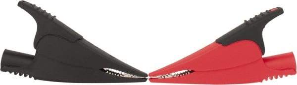 Fluke - Black/Red Electrical Test Equipment Clip Kit - Use with TL222, TL224 Test Lead - Apex Tool & Supply