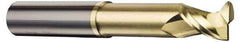 Accupro - 1", 2 Flute, Single End, Solid Carbide, 0.045" Corner Radius End Mill - 6" OAL, 45° Helix, Right Hand Flute, 1-1/4" LOC, Right Hand Cut, 3-5/8" Extended Reach - Apex Tool & Supply