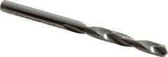 SGS - #13 118° Solid Carbide Jobber Drill - Bright Finish, Right Hand Cut, Spiral Flute, Straight Shank, 2-3/4" OAL, Faceted Point - Apex Tool & Supply