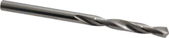 SGS - #20 118° Solid Carbide Jobber Drill - Bright Finish, Right Hand Cut, Spiral Flute, Straight Shank, 2-1/2" OAL, Faceted Point - Apex Tool & Supply