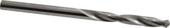 SGS - #21 118° Solid Carbide Jobber Drill - Bright Finish, Right Hand Cut, Spiral Flute, Straight Shank, 2-1/2" OAL, Faceted Point - Apex Tool & Supply