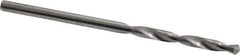 SGS - #40 118° Solid Carbide Jobber Drill - Bright Finish, Right Hand Cut, Spiral Flute, Straight Shank, 2" OAL, Faceted Point - Apex Tool & Supply