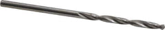 SGS - #51 118° Solid Carbide Jobber Drill - Bright Finish, Right Hand Cut, Spiral Flute, Straight Shank, 1-1/2" OAL, Faceted Point - Apex Tool & Supply