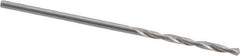 SGS - #55 118° Solid Carbide Jobber Drill - Bright Finish, Right Hand Cut, Spiral Flute, Straight Shank, 1-1/2" OAL, Faceted Point - Apex Tool & Supply