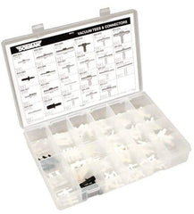 Dorman - 115 Piece, 1/8 to 5/16" Vacuum Tees & Connectors - Plastic - Apex Tool & Supply