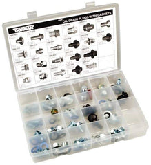 Dorman - 44 Piece, 1/2-20 to M22x1.5 Oil Drain Plug Gaskets - Steel - Apex Tool & Supply
