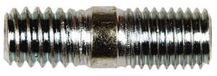 Dorman - M8x1.25 30mm OAL Unequal Double Threaded Stud - Steel, Black Oxide Finish, 20mm Long Thread Length, 10mm Short Thread Length, Metric - Apex Tool & Supply