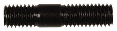 Dorman - M8x1.25 35mm OAL Unequal Double Threaded Stud - Steel, Black Oxide Finish, 16mm Long Thread Length, 10mm Short Thread Length, Metric - Apex Tool & Supply
