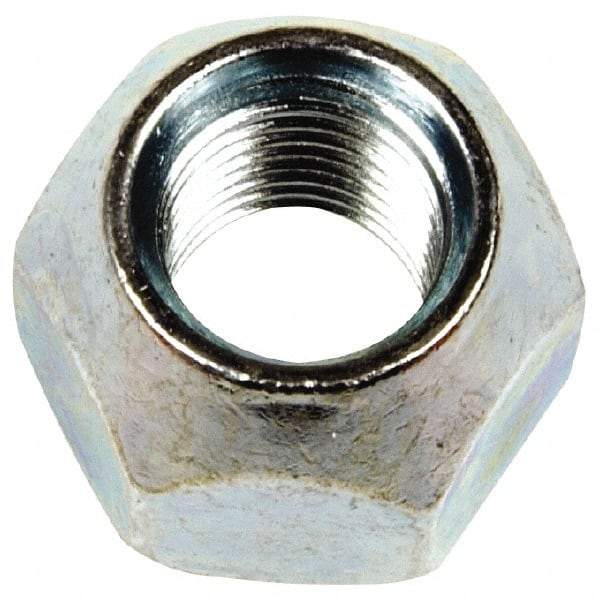 Dorman - 7/16-20 Zinc Finish Open Wheel Nut - 3/4" Hex, 9/16" OAL - Apex Tool & Supply