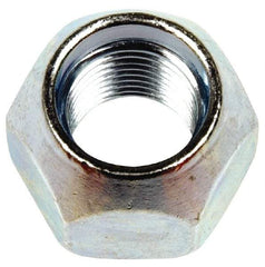 Dorman - 1/2-20 Zinc Finish Open Wheel Nut - 13/16" Hex, 5/8" OAL, 60° Seat Angle - Apex Tool & Supply