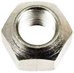 Dorman - 5/8-18 Zinc Finish Open Wheel Nut - 1" Hex, 21/32" OAL, 90° Seat Angle - Apex Tool & Supply